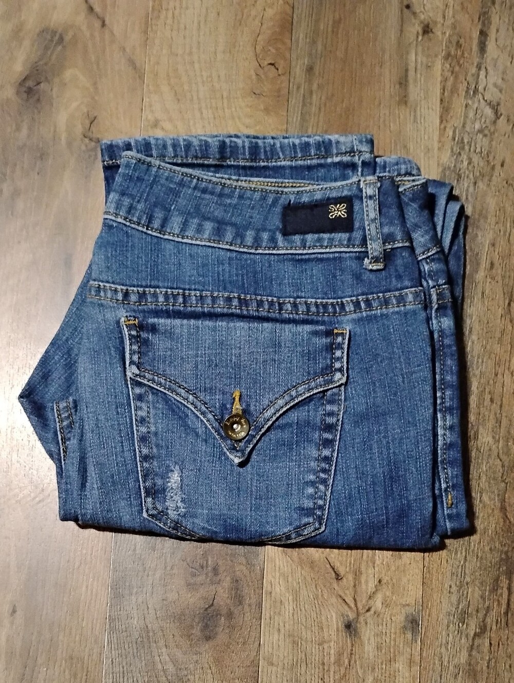 Simply Vera Vera Wang Straight Cropped Jeans Women's Size: 33
